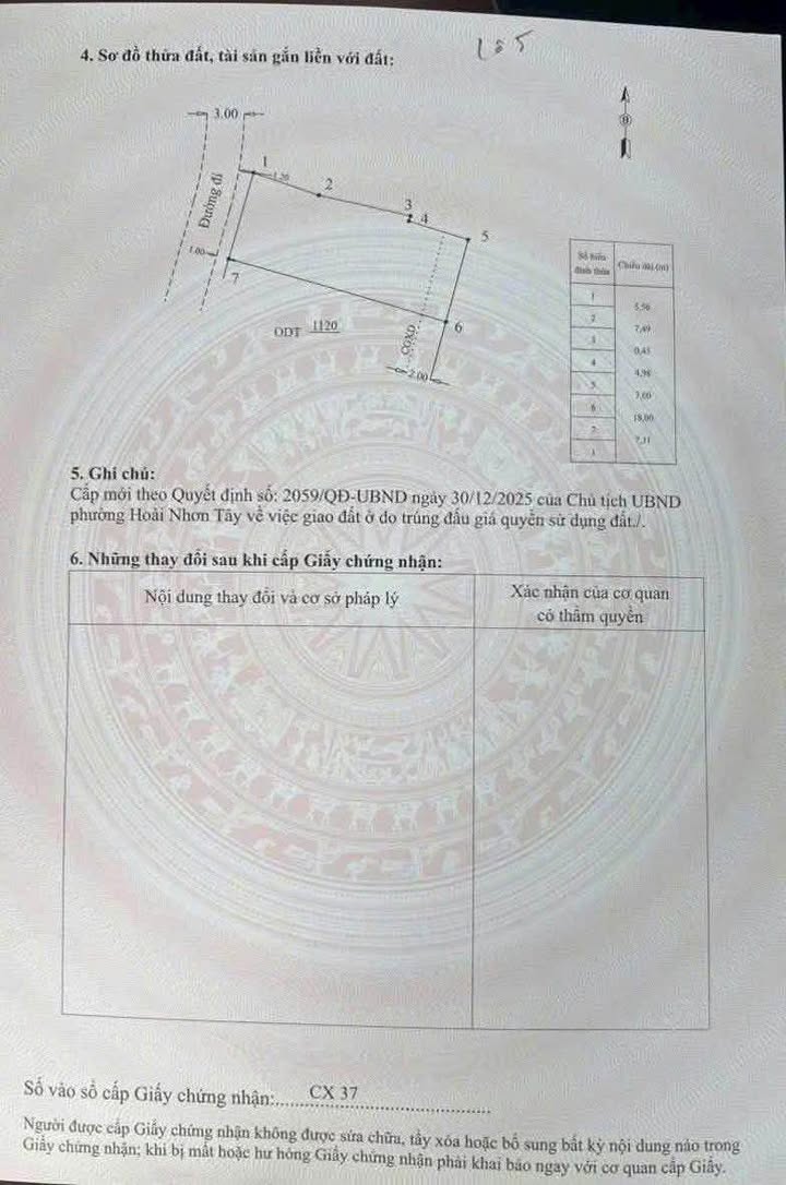 Đất nền Hoài Nhơn 126m² 2xx triệu/lô - Sổ đỏ chính chủ!