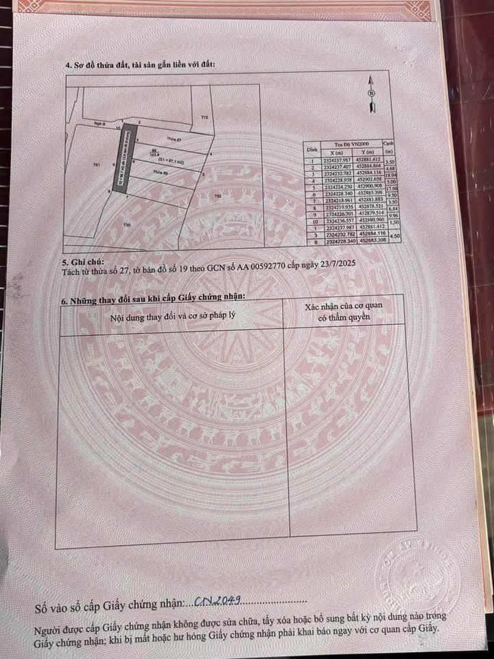 Đất nền Cẩm Thạch Cẩm Phả 60m² - Xây dựng tự do!