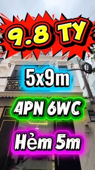 Nhà Đường số 1 Gò Vấp 43m² - Full nội thất, ô tô vào tận nhà!