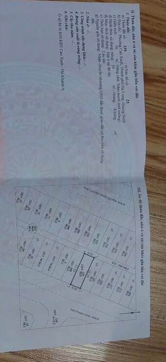 Đất nền đầu tư mặt tiền 4.5m, 50m² gần Cây xăng Cao Xanh - Hạ Long