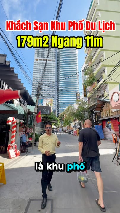 Khách sạn 7 tầng mặt tiền 11m - Nha Trang - 179.1m² - 45 tỷ