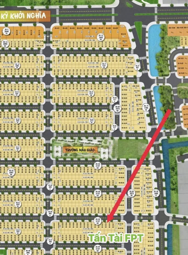 Đất nền FPT Complex 90m² hướng Bắc - Giá 5.1 tỷ, đối diện FPT University