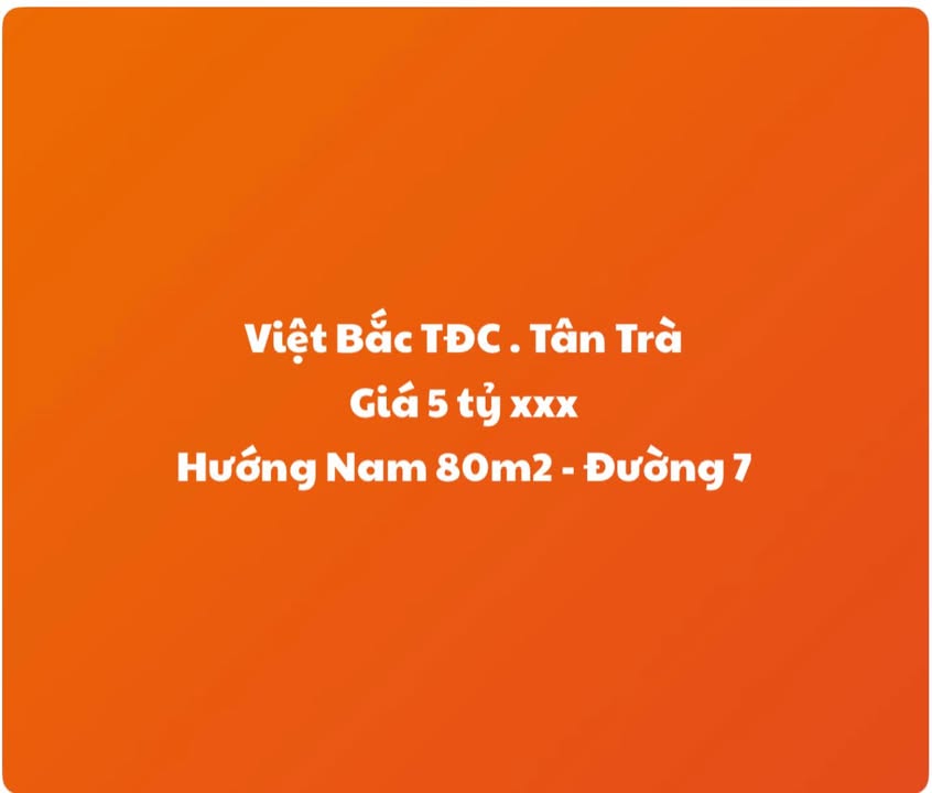 Đất nền 80m² đường Việt Bắc, Ngũ Hành Sơn - Sổ đỏ sẵn sàng giao dịch