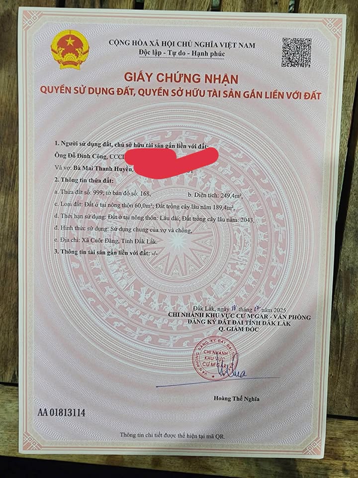 Đất nền Cuôr Đăng 250m² giá 650 triệu - Tiềm năng tăng giá vượt trội!