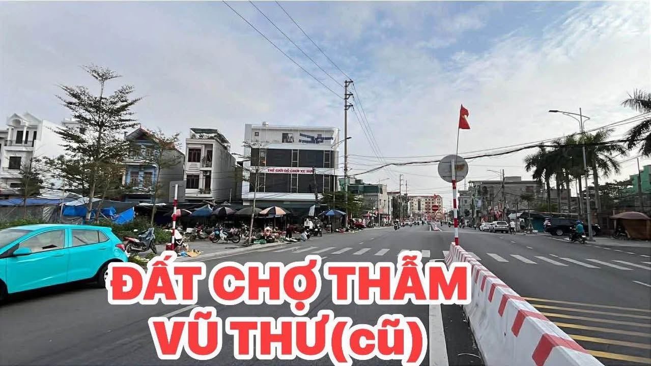 Đất nền Vũ Thư - Sát Chợ Thẫm 72m² - Kinh doanh đắc lộc