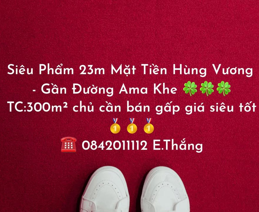 Mặt Tiền Hùng Vương - Buôn Ma Thuột 300m² - Cơ Hội Đầu Tư Vàng