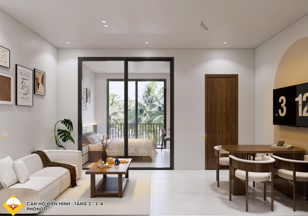 Cho thuê căn hộ 1PN full nội thất - Hòa Xuân, Cẩm Lệ - Sẵn sàng đón bạn