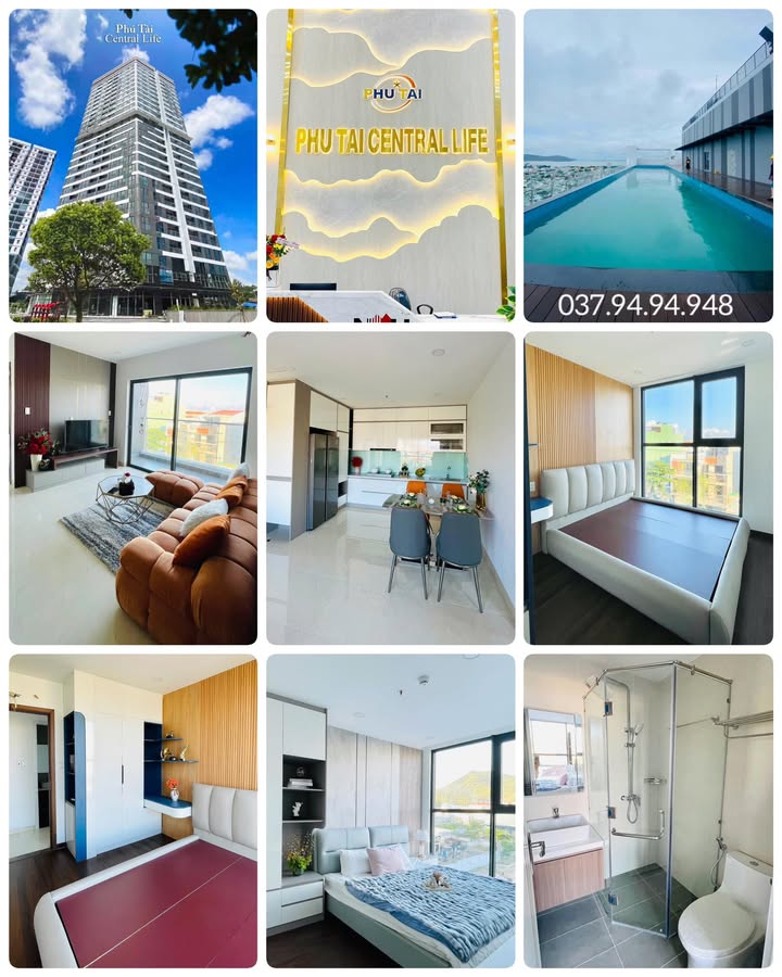 Căn hộ Phú Tài Central Life 35m² Quy Nhơn - Full nội thất cao cấp!