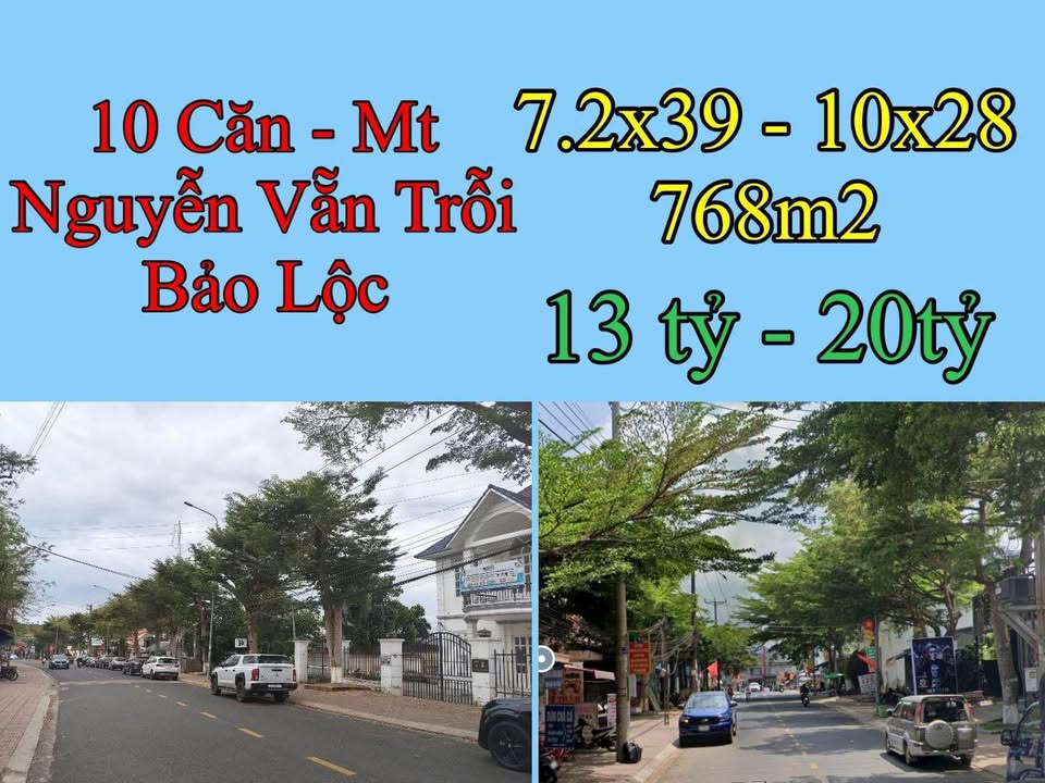 Nhà Mặt Tiền Nguyễn Văn Trỗi Bảo Lộc 280m² - Vị trí đắc địa!