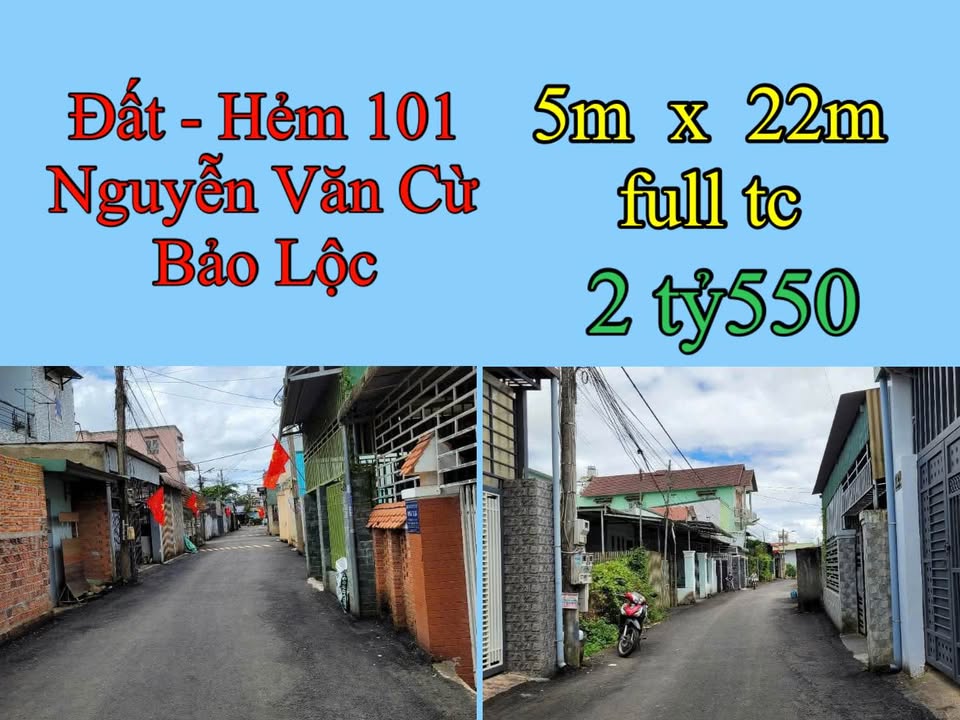 Đất nền Bảo Lộc 110m² - Sổ đỏ chính chủ, tiềm năng tăng giá!