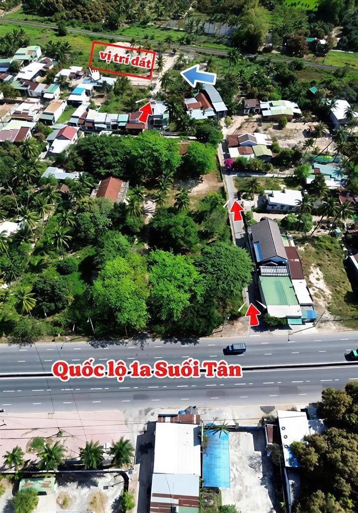 Đất Nền 97m² Xã Suối Tân Cam Lâm - 650 Triệu Gần QL1A, KCN