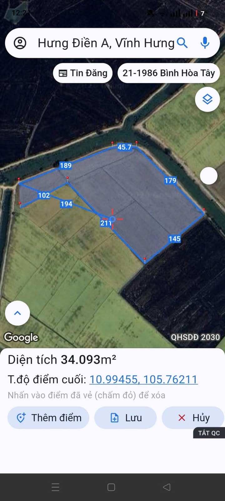 Bán Đất Vườn 35.000m² Xã Vĩnh Trị, Long An - Giá Đầu Tư 3.85 Tỷ