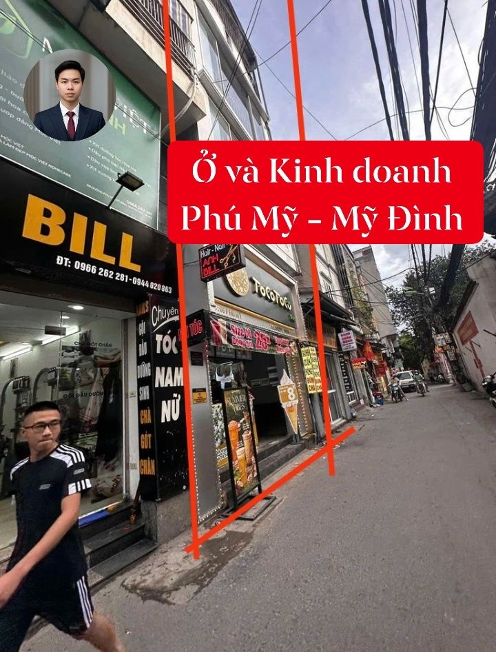 Cho thuê nhà mặt ngõ kinh doanh đẹp 35m², 4m mặt tiền, Phú Mỹ, Nam Từ Liêm - 18 triệu/tháng