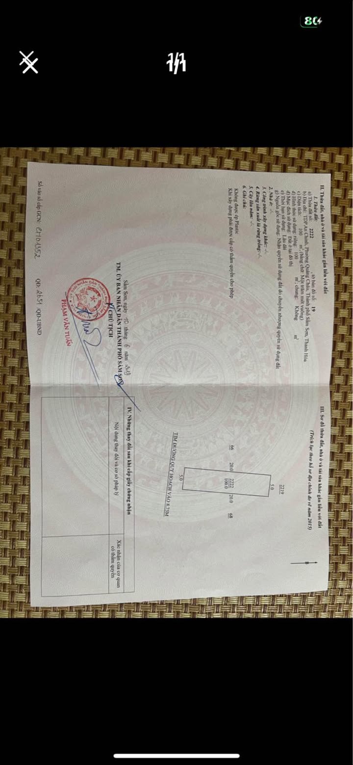 Đất nền Sầm Sơn 100m² - Sổ đỏ chính chủ - Tiềm năng tăng giá