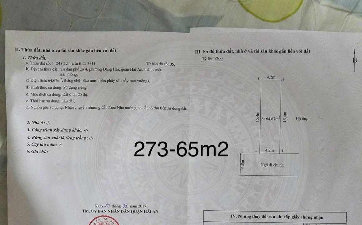 Bán Đất 65m² Đằng Hải, Hải An - Giá 3 Tỷ XXX, Ô Tô Vào Tận Nơi