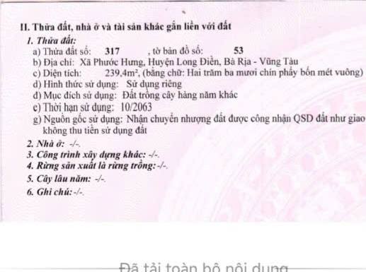 Nhà phố Phước Hưng, Long Đất 250m² - Mặt tiền kinh doanh, giá 6 tỷ!