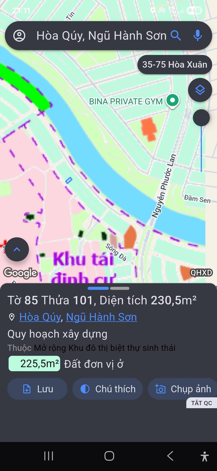 Đất nền Hòa Quý Ngũ Hành Sơn 100m² 3.1 tỷ - Tiềm năng tăng giá