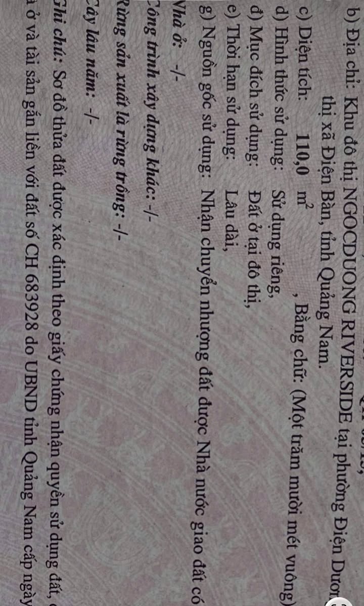 Đất nền Ngọc Dương Riverside 110m² - Sổ hồng sẵn, công chứng ngay!