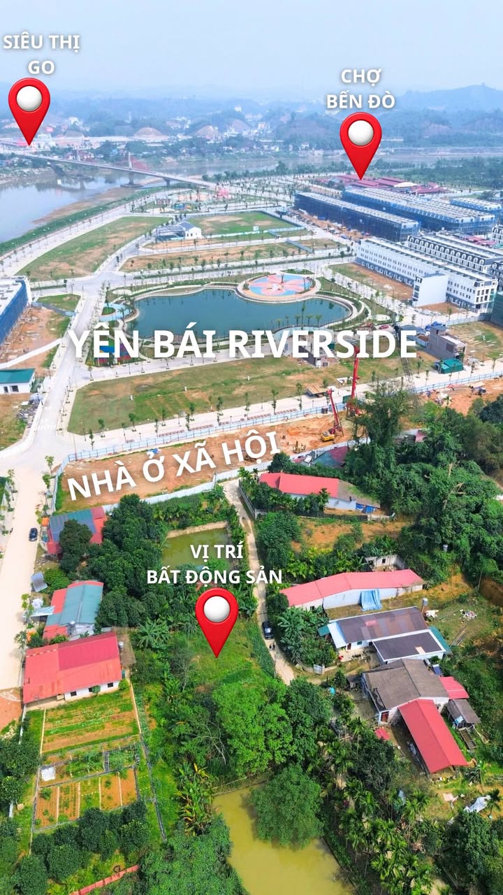 Đất nền Yên Bái Riverside 97m² giá 1 tỷ - Tiềm năng tăng giá