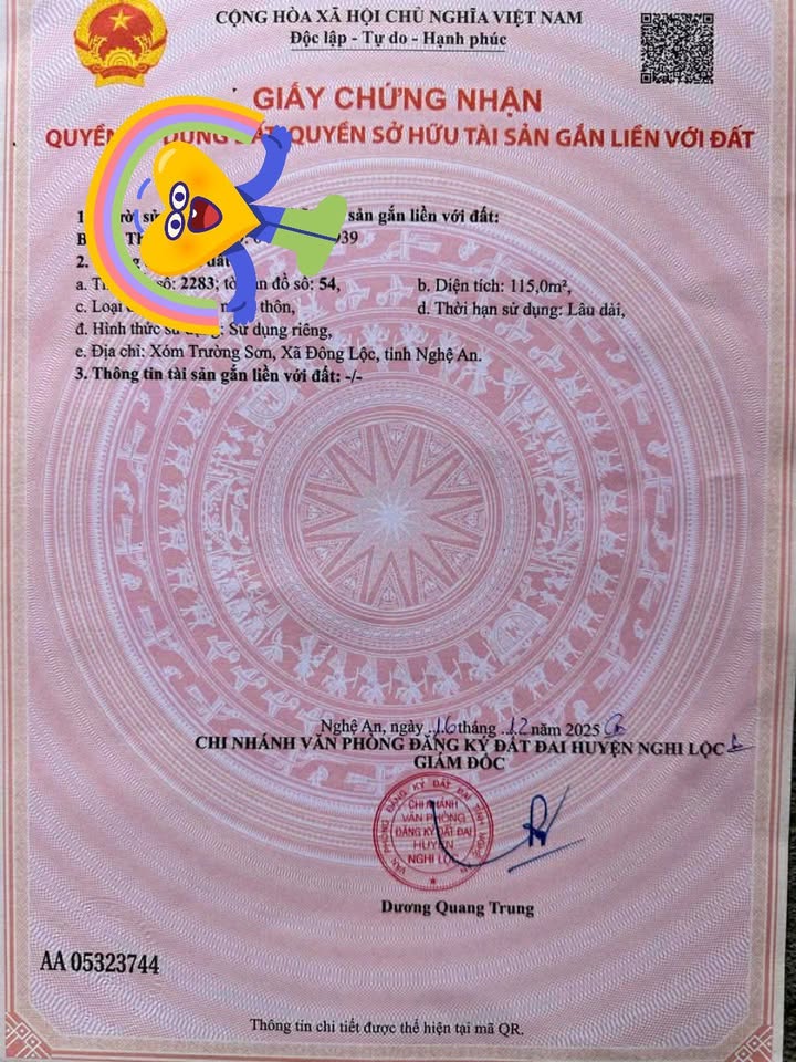 Đất Nền Nghi Lộc 115m² - Giá 1.2 Tỷ, Sổ Đỏ Sẵn Sàng