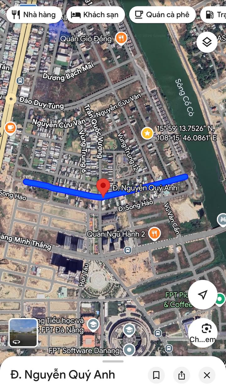 Đất nền Nguyễn Quý Anh, Ngũ Hành Sơn 100m² - Sổ đỏ chính chủ