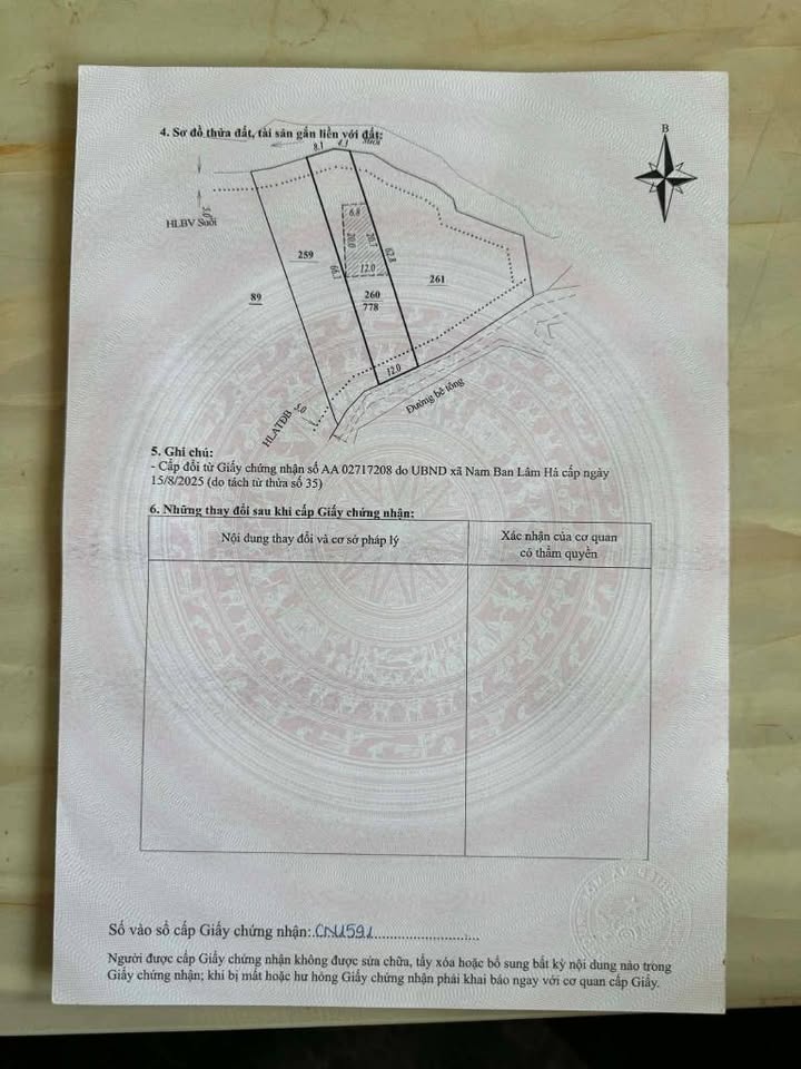 Đất nền Nam Ban, Lâm Hà 778m² - Tiềm năng tăng giá vượt trội!