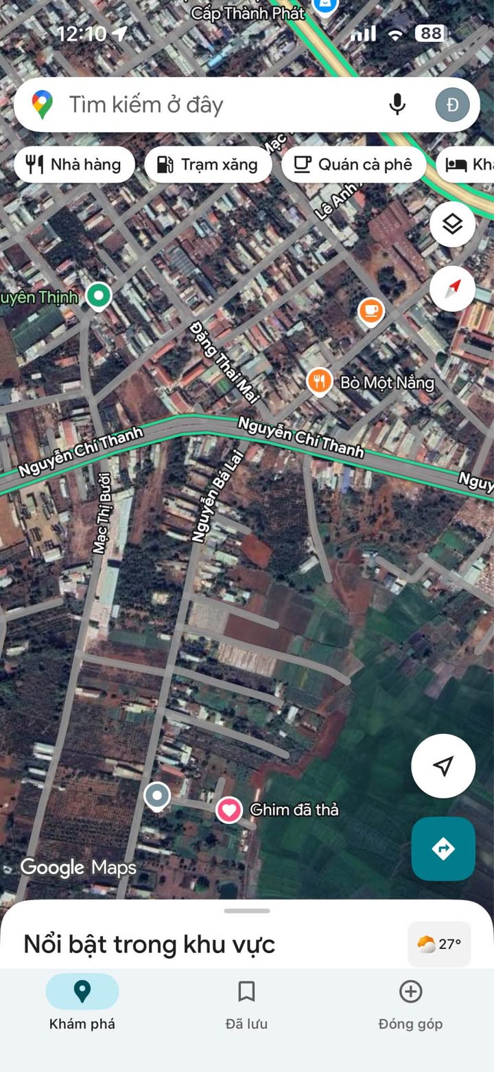 Bán đất thổ cư 120m² hẻm Nguyễn Bá Lại, Pleiku - Sổ đỏ sẵn sàng