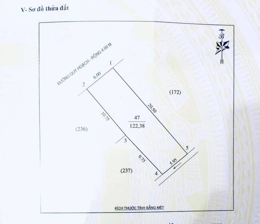 Đất nền Hà Huy Tập, Vinh 122.4m² - Sổ đỏ chính chủ, ô tô tận cửa!