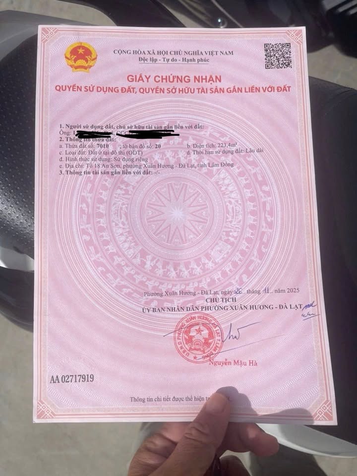 Đất Nền Đà Lạt 223m² Sổ Riêng - 2 Mặt Tiền Kinh Doanh/Đầu Tư