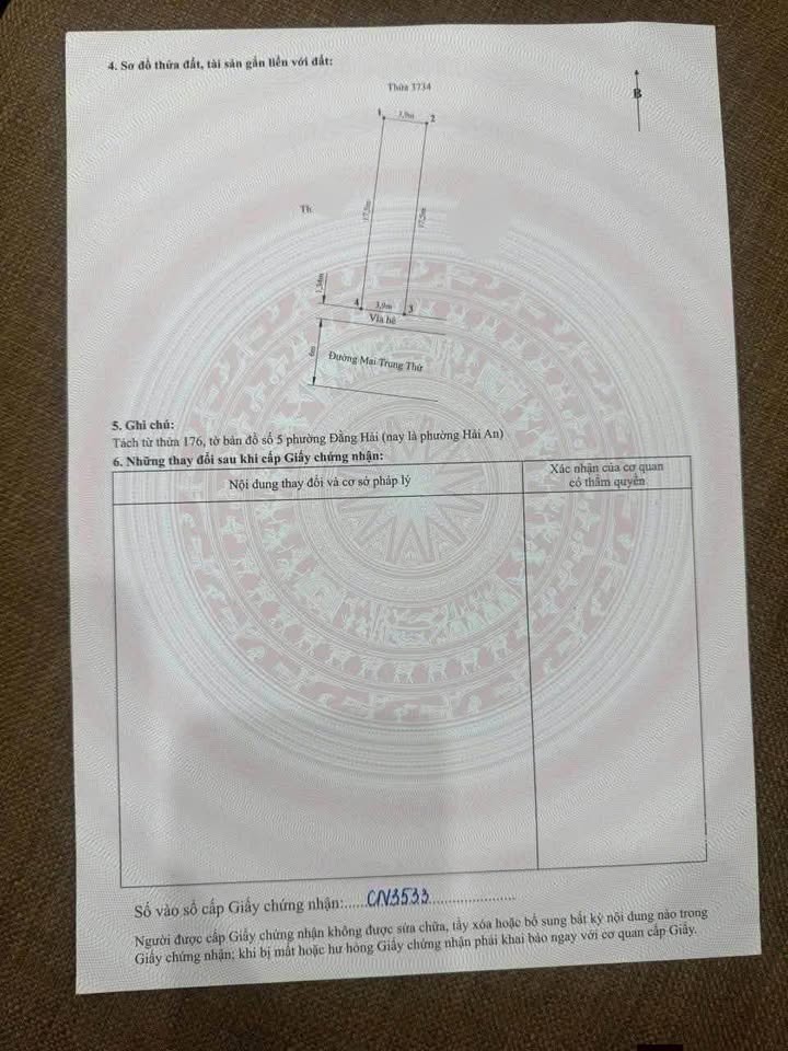 Đất Vàng Mặt Tiền Mai Trung Thứ - Hải An - 68m² Kinh Doanh Đắc Lợi