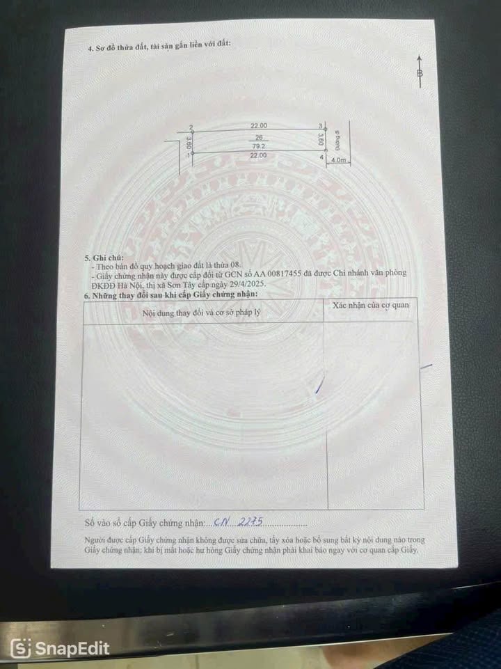 Đất nền 78m² Xuân Khanh, Sơn Tây - Sổ đỏ sẵn, ô tô vào đất