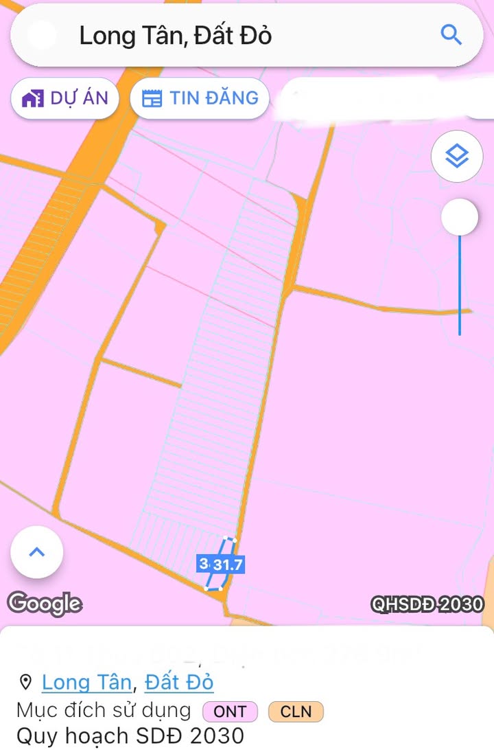 Đất Nền Sổ Riêng Long Tân, BRVT - 80m² Thổ Cư, Giá Đầu Tư