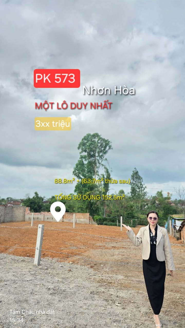 Đất nền An Nhơn 89m² giá 300 triệu - Tiềm năng tăng giá!