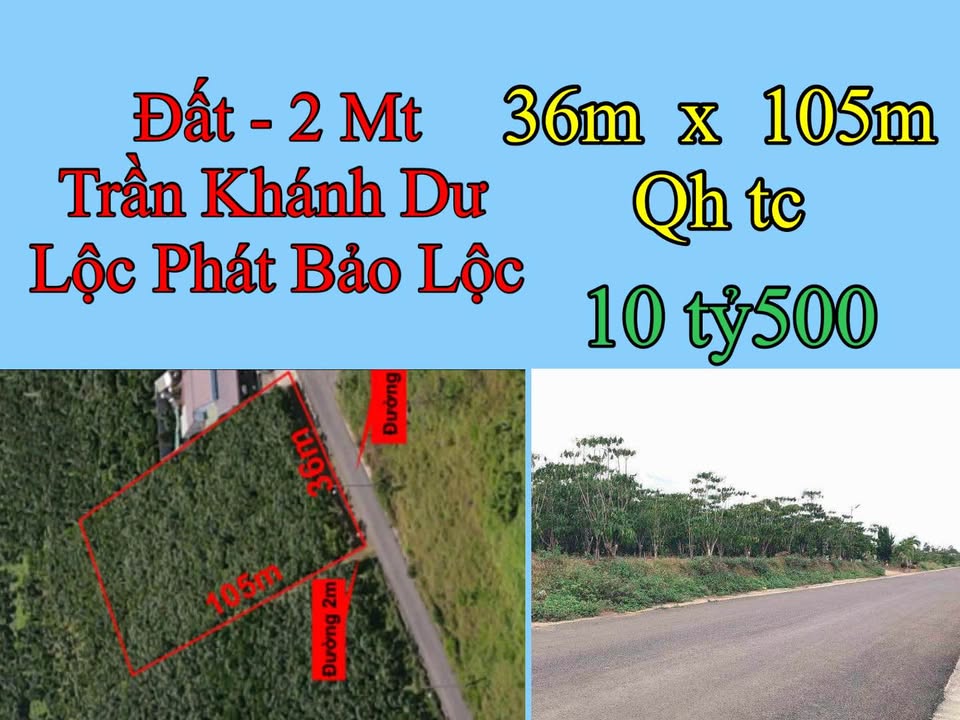 Đất nền Bảo Lộc 3780m² giá 10.5 tỷ - Pháp lý rõ ràng!