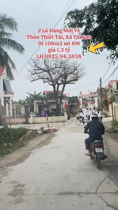 Đất nền Tứ Kỳ 108m² giá 1.3 tỷ - Sổ đỏ chính chủ, mặt tiền 8m!