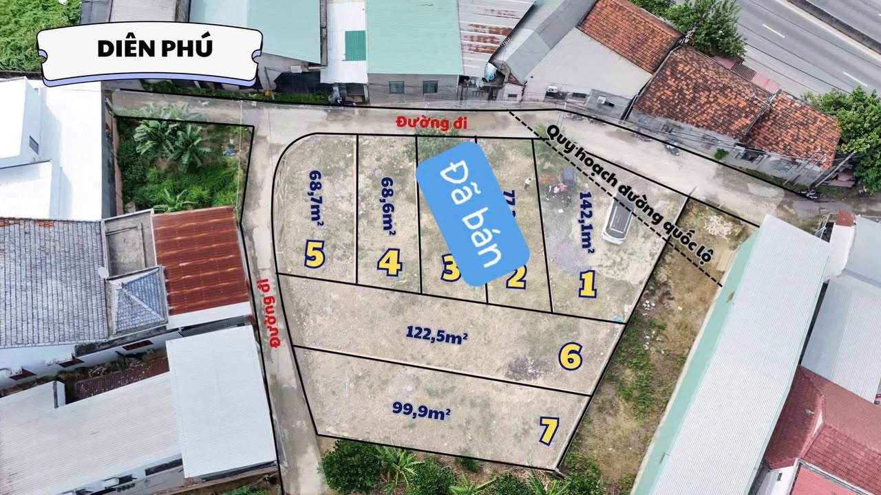 Đất nền Diên Khánh 68.7m² chỉ 930 triệu - Sổ đỏ chính chủ!