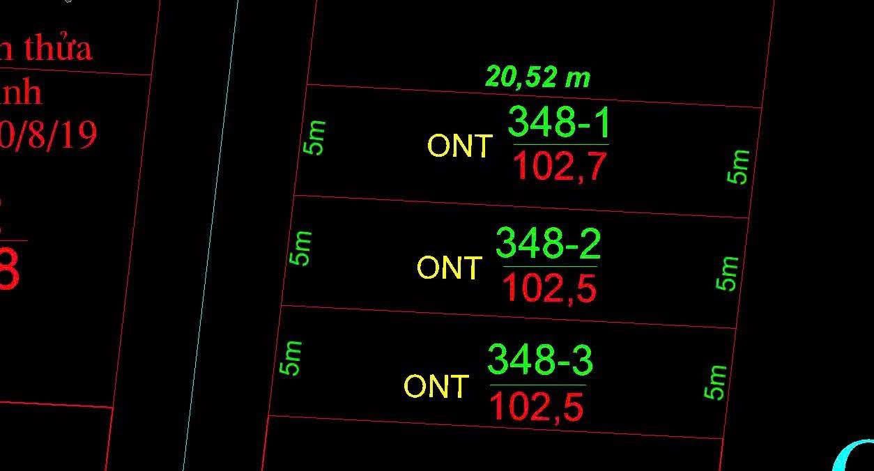 Đất thổ cư Suối Hiệp 102m² - Sổ hồng sẵn, giá đầu tư 530 triệu