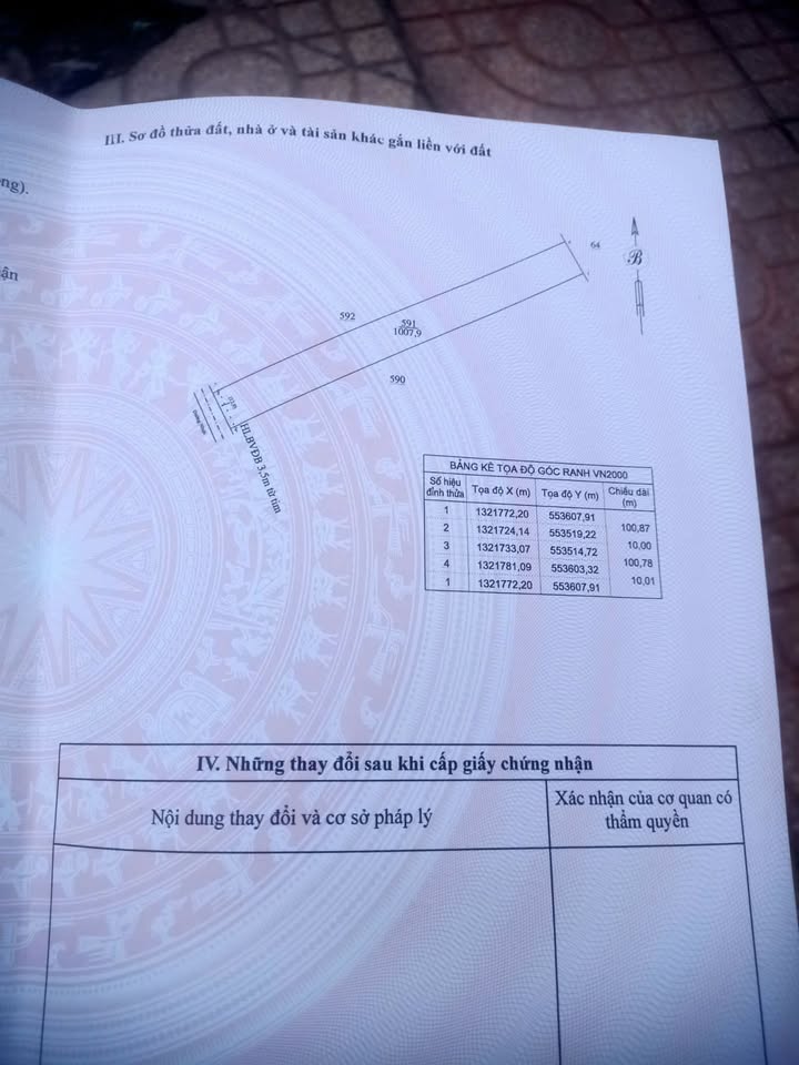 Đất nền Bù Đốp 1008m² - Mặt tiền nhựa, pháp lý rõ ràng!