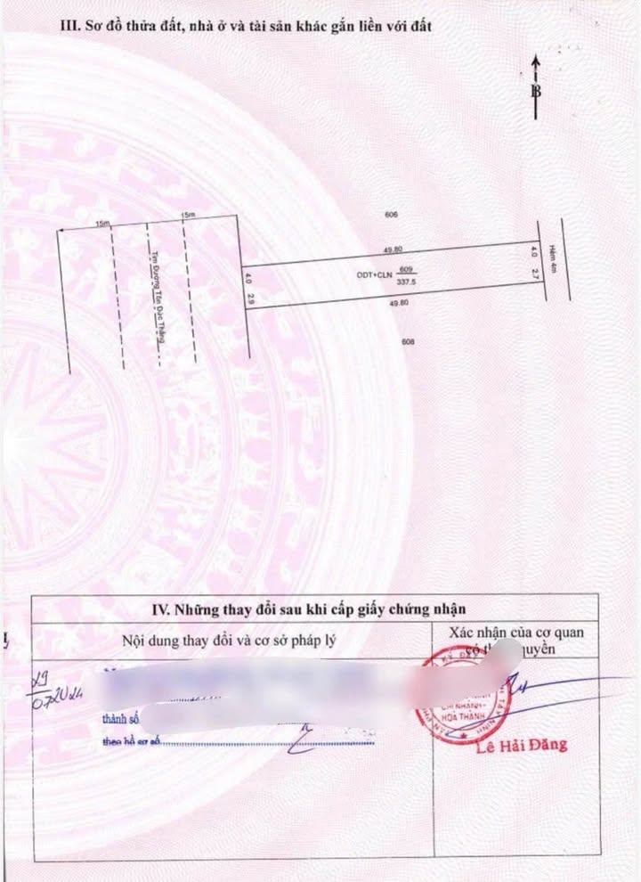 Bán Đất Tôn Đức Thắng, Tây Ninh 200m² Thổ Cư - Lộ Giới 30m