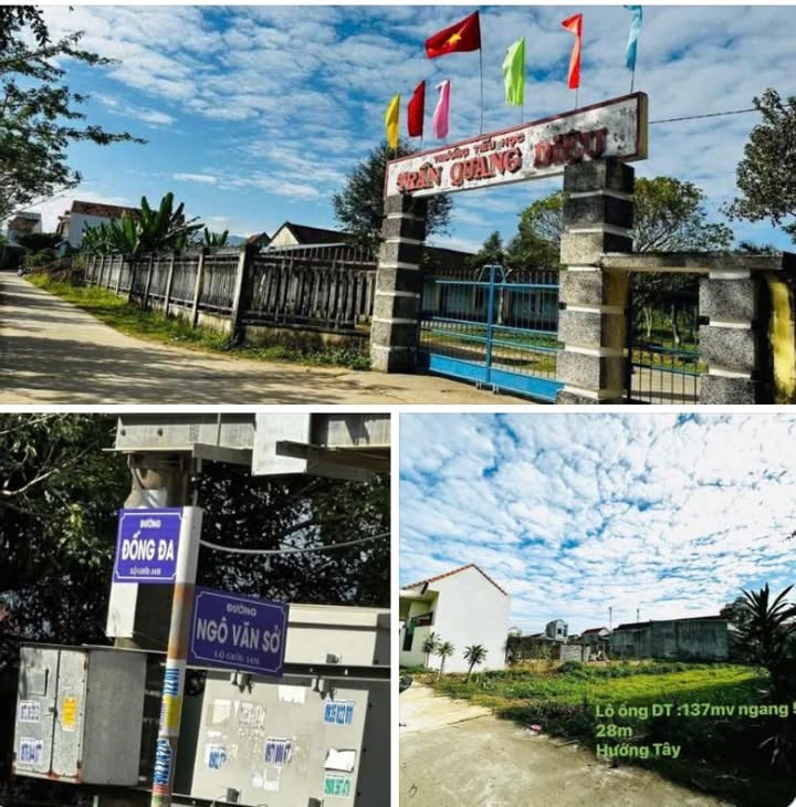 Đất Lô Góc 108m² Ngô Văn Sở, Tây Sơn, Bình Định - Hướng Tây Nam