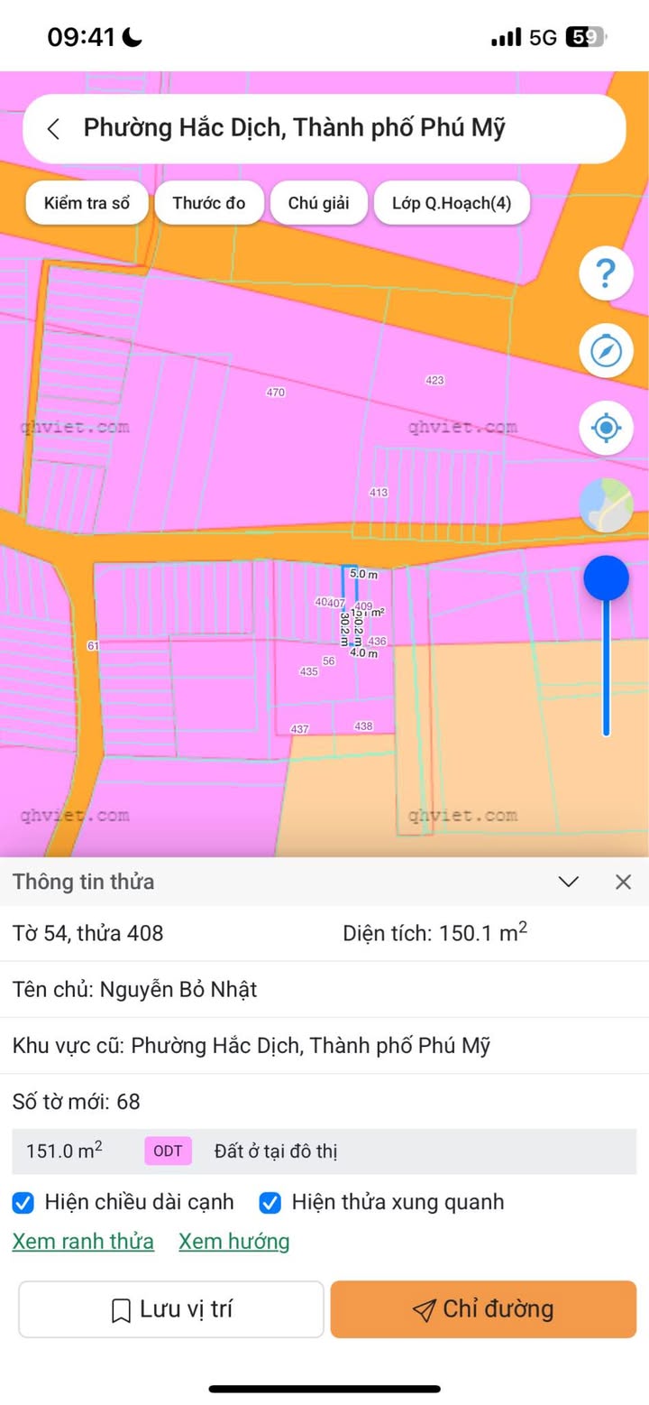 Đất nền Hắc Dịch, Phú Mỹ 150m² giá 1 tỷ - Sổ đỏ chính chủ!