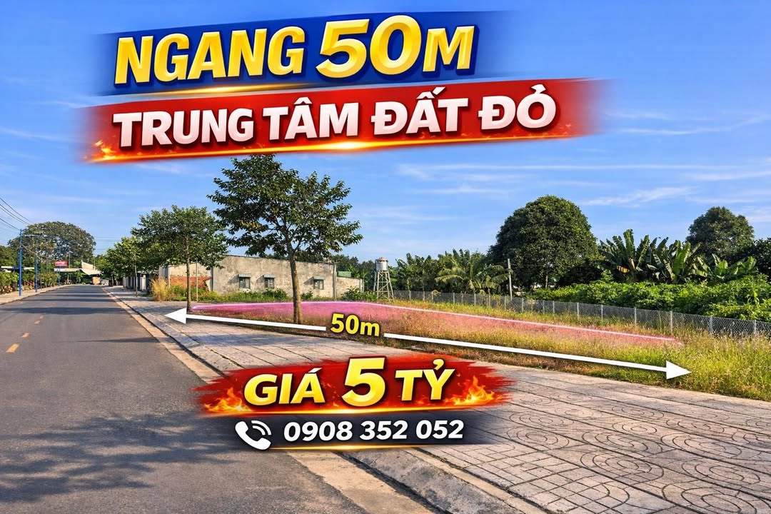 Đất trung tâm Đất Đỏ 614m² 5 tỷ - Sổ đỏ chính chủ