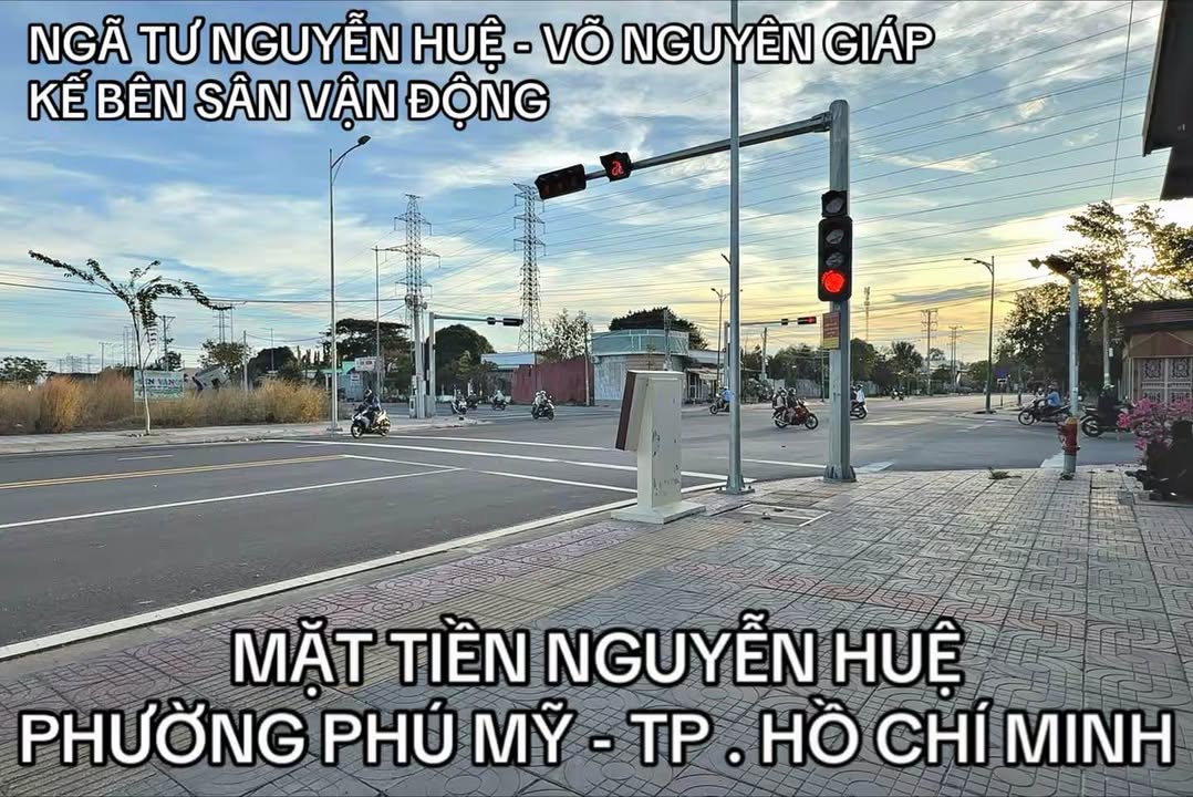 Đất nền Nguyễn Huệ, TP. Phú Mỹ 121.8m² - Tiềm năng tăng giá vượt trội!