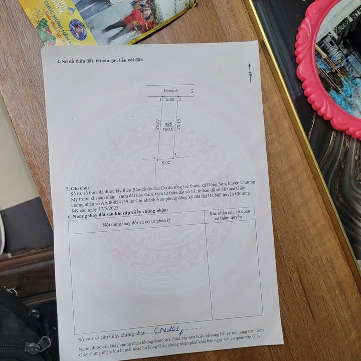 Đất nền Phú Nghĩa Chương Mỹ 100.6m² giá 2.x tỷ - Tiềm năng tăng giá!