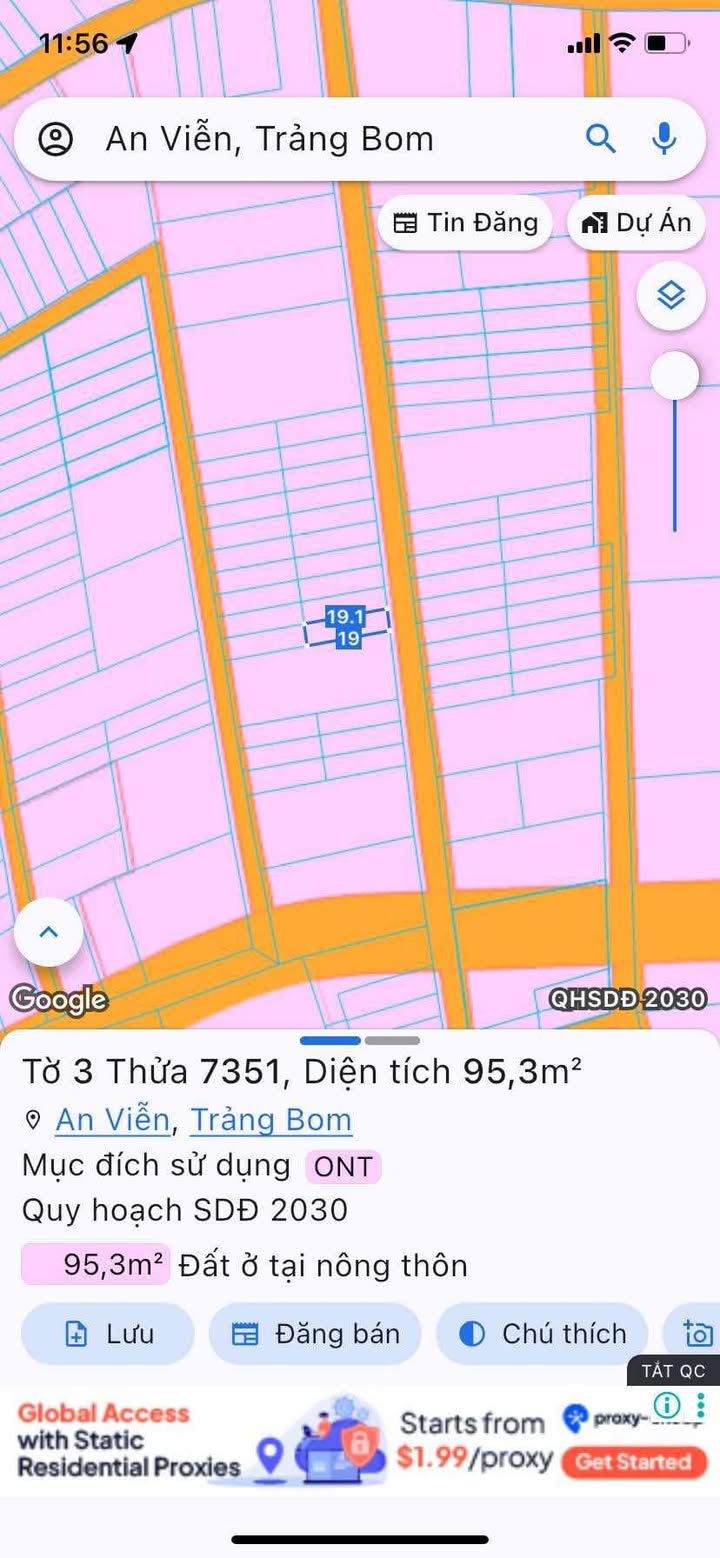 Đất nền An Viễn, Trảng Bom 100m² - Tiềm năng tăng giá vượt trội!