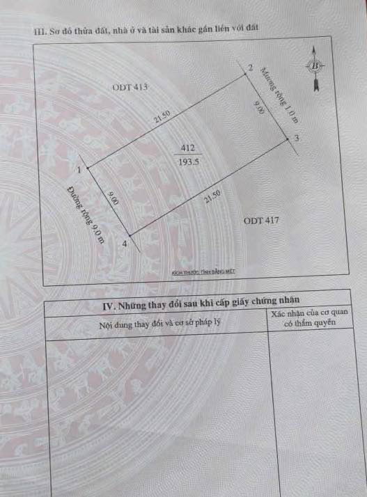 Đất nền Nghi Hương TP Vinh 193.5m² - Sổ đỏ chính chủ, đầu tư ngay!