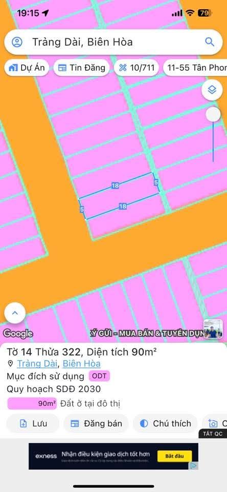 Đất nền Phú Gia 1 Trảng Dài 90m² giá 3.2 tỷ - Sổ đỏ chính chủ!