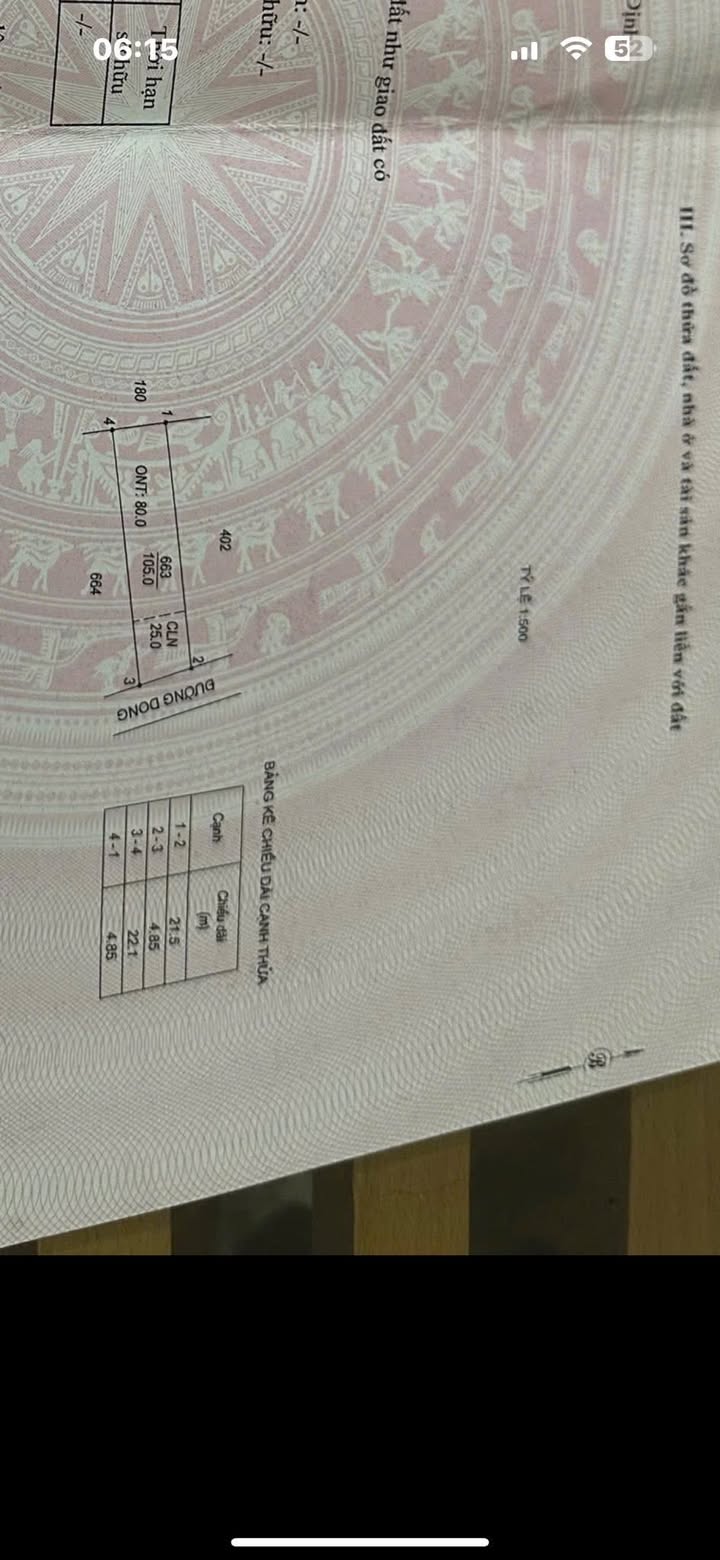 Đất nền Xuân Trường 105m² - Đường to ô tô