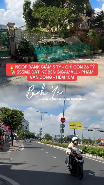 Đất Nền Thủ Đức 353m² Kế Gigamall - Giá tốt, sổ hồng chính chủ