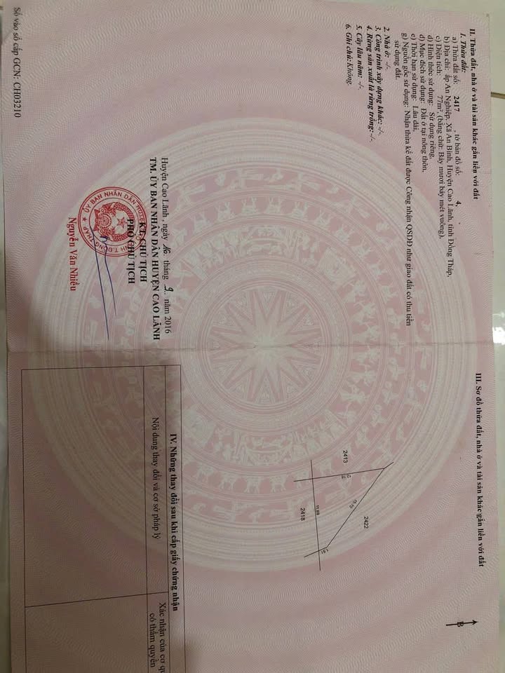 Đất nền 125m² nở hậu mặt tiền đường Dân, Trà Ôn - Giá 750 triệu